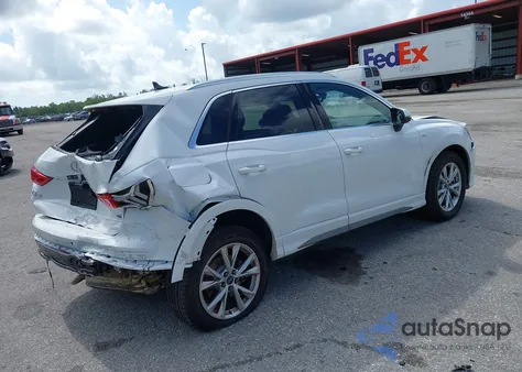 2025 Audi Q3 Premium 45 Tfsi S Line Quattro Tiptronic from USA, damaged, VIN WA1DECF39S1035987
